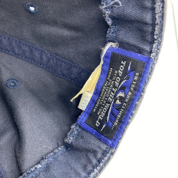 Bud Light Logo Tattered Worn Faded Gray Cap Hat Flex-Fit Stretch OSFM - Picture 11 of 11